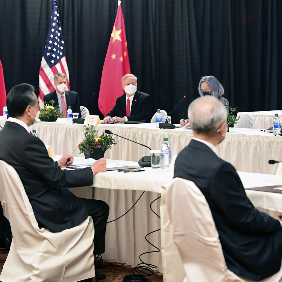 Us And China Publicly Rebuke Each Other In First Major Talks Of Biden Era China The Guardian