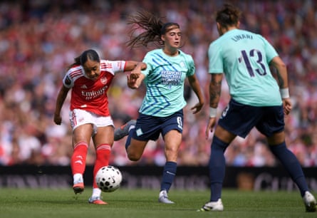 Olivia Smith lets fly against London City Lionesses.