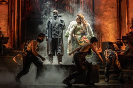 Chris Jarman and Victoria Hamilton-Barritt in Hadestown.