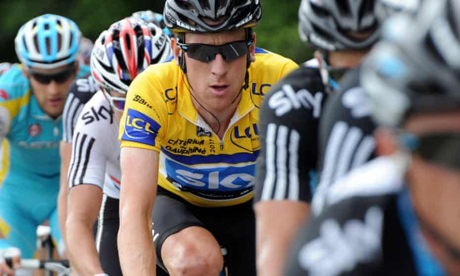 Simon Cope was questioned over the contents of a package that was handed to Bradley Wiggins, pictured, at the 2011 Critérium du Dauphiné.