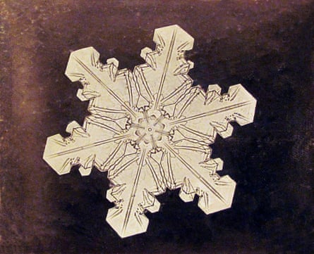 Bentley’s Study of a Snowflake, circa 1890-1903, was from the first series of snowflakes ever captured under a microsope.