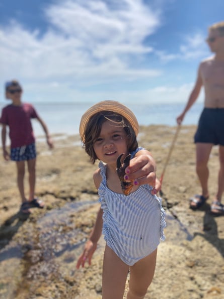 Nazia's family enjoyed the beaches on Elba.