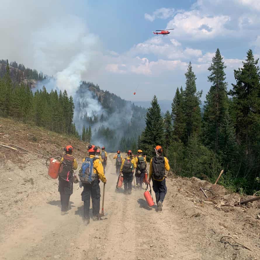 Firefighters near Vernon, British Columbia, Canada including the son of Mary Stockdale, Opinion writer