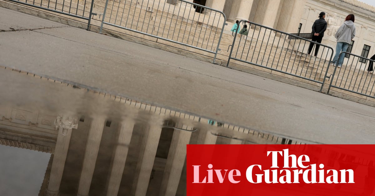 Trump says he hopes to achieve 'a lot' ahead of China visit, with several CEOs set to join president in Beijing – live