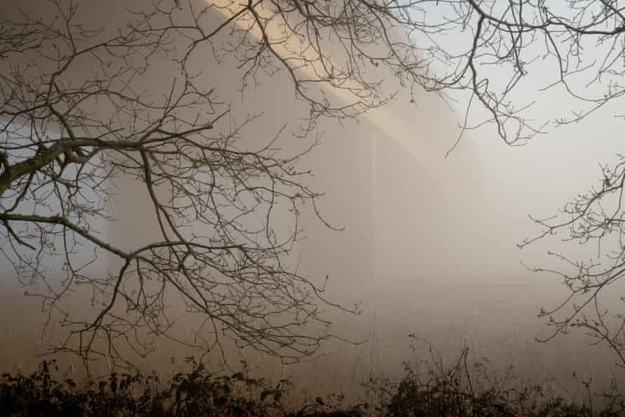 ‘The colour of the concrete picks up the colours of the sky really well’ … Andy Thatcher’s view of the River Exe M5 motorway bridge.