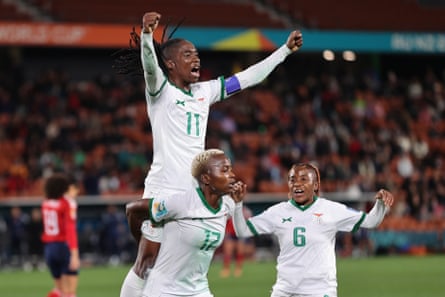 Barbra Banda scores for Zambia