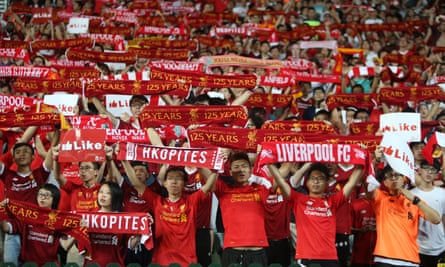 Liverpool fans in Hong Kong show their passion for the Reds during the Premier League Asia Trophy Final last weekend.