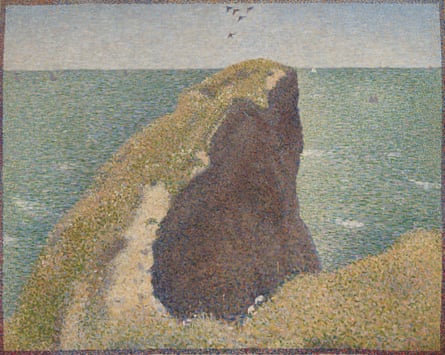 Georges Seurat (1859 - 1891) Le Bec du Hoc, Grandcamp, 1885