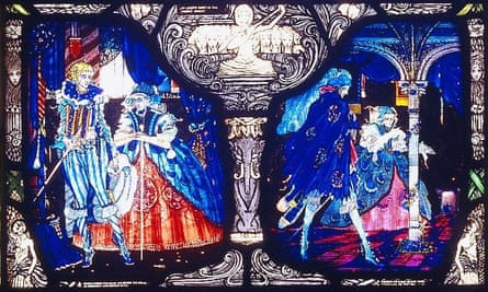 The Eve of St Agnes Window by Harry Clarke, the panels of which Nicola Gordon Bowe found dismantled under a bed.