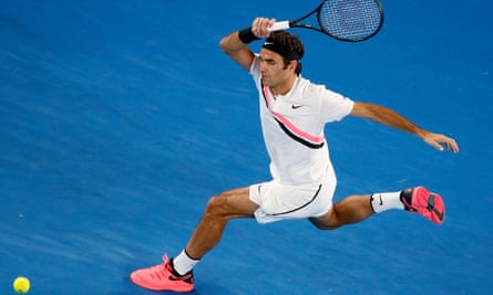 Passing shot: Roger Federer is still hitting winners at the age of 36.