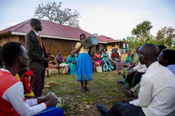 Jane Achene, chair of the Okere savings and credit cooperative