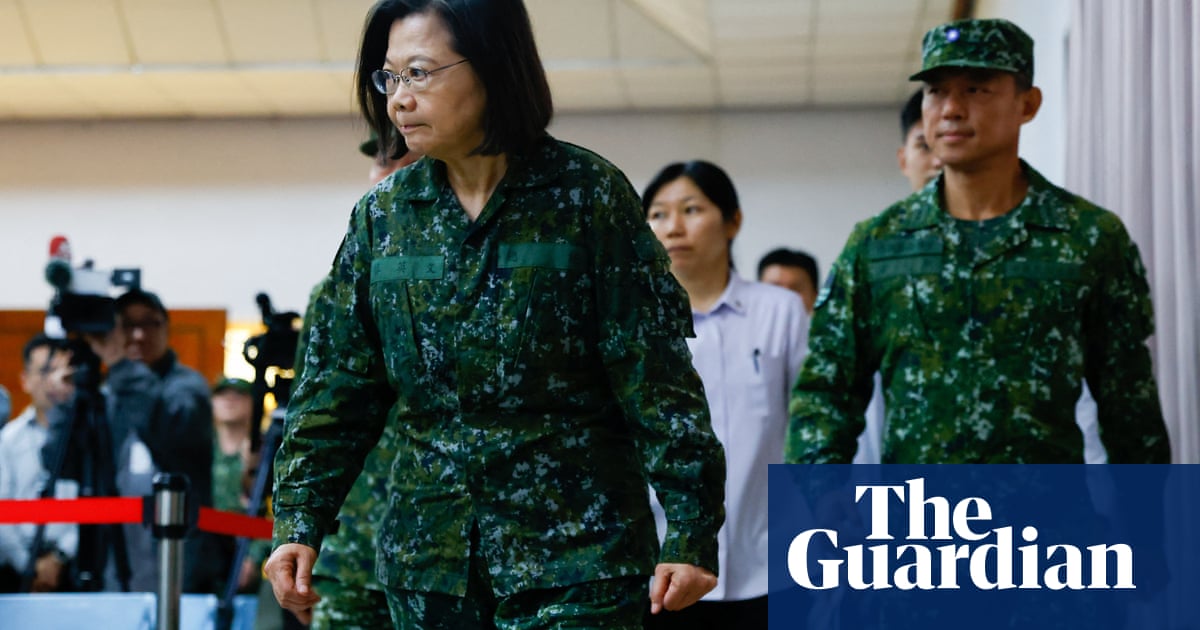 Taiwan president says China has too many problems to invade