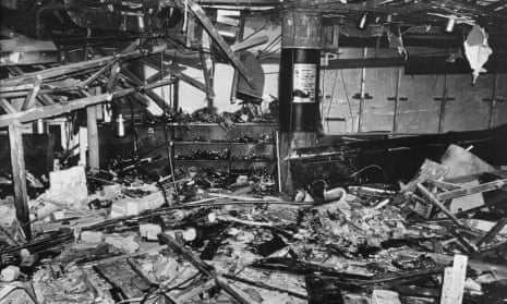 Mulberry Bush pub after the explosion