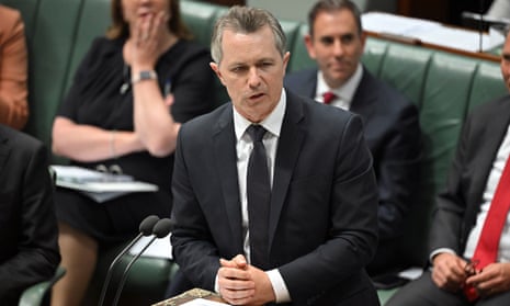 Minister for education Jason Clare during Question Time.