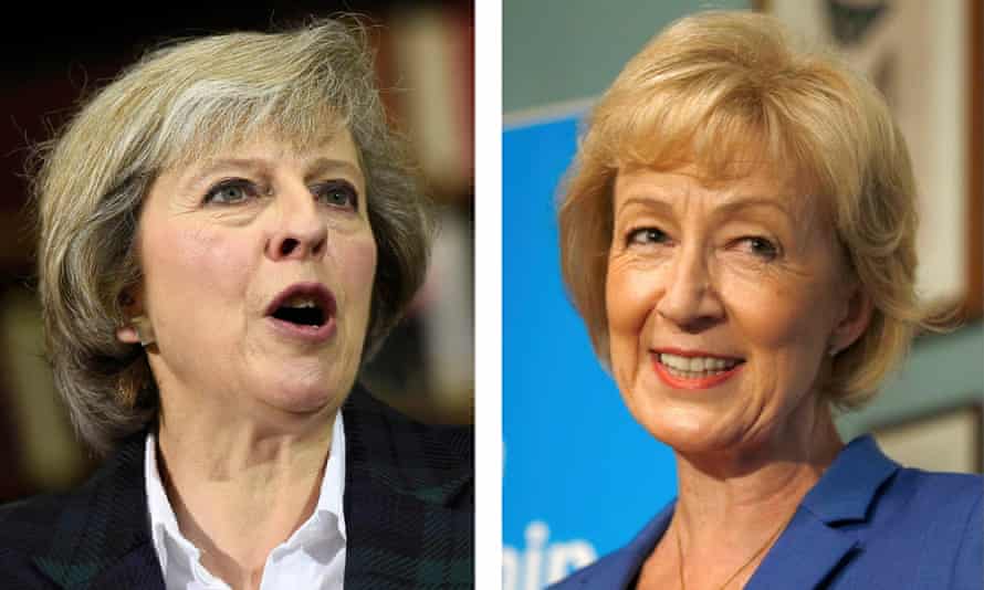 Theresa May and Andrea Leadsom.