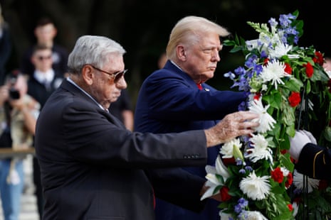 Trump staffers reported over altercation at Arlington cemetery during photo  op | Donald Trump | The Guardian