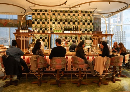 People sitting at a bar