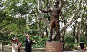 A statue of Governor Lachlan Macquarie