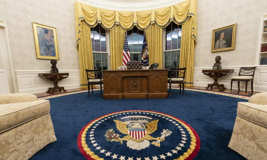 Joe Biden S Oval Office What Changes Has The New President Made Joe Biden The Guardian Joe Biden S Oval Office What Changes Has The New President Made Joe Biden The Guardian