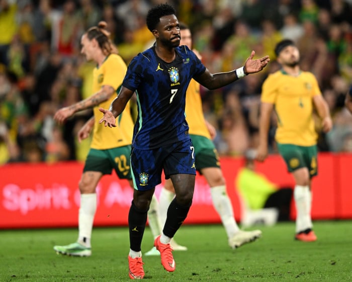Australia 2-4 Brazil: men’s international football friendly – live