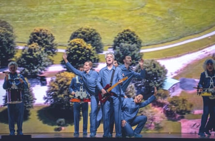 Joy as an act of resistance … David Byrne and band.