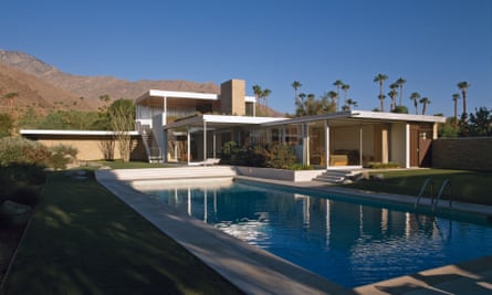 Palm Springs is full of mid-century modern properties ... and stylish dogs to match
