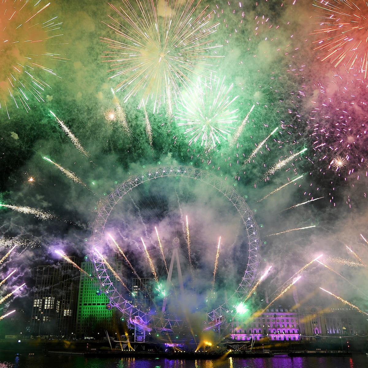 London's new year fireworks left sky full of metal particles | Air ...