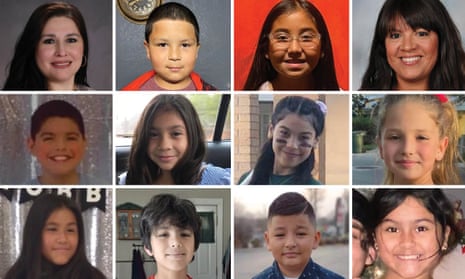 Some of the the victims of the attack: Left to right: Top; Irma Garcia, Rogelio Torres, Tess Marie Mata, Eva Mireles. Middle; Jose Flores, Nevaeh Bravo, Eliahana Cruz Torres, Makenna Lee Elrod. Bottom; Annabell Guadalupe Rodriguez, Uziyah Garcia, Xavier Lopez, Amerie Jo Garza.