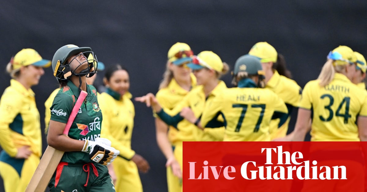 Australia win first women’s one-day international against Bangladesh – as it happened