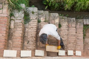 Ramps are placed to make it easier for amphibians to relocate and reproduce.