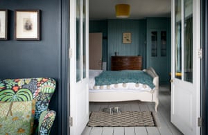 Beach house: a view into the cosy bedroom.