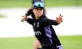 Maia Bouchier during a nets session at the Cloud County Ground in Chelmsford