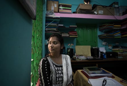 Subhasree Raptan in her office.