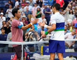 Novak Djokovic and Kei Nishikori