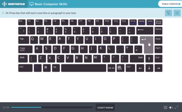Screenshot of the Catalyst course