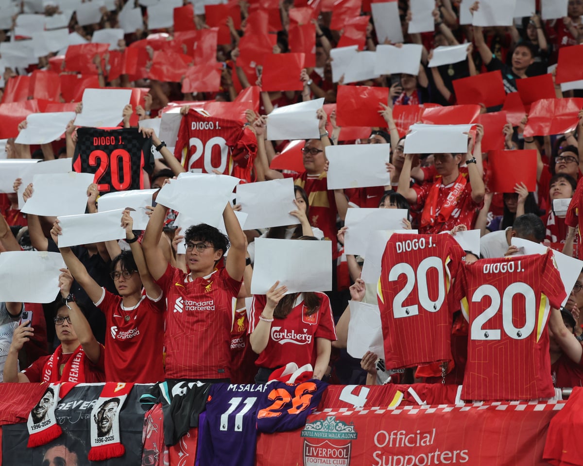 L’émouvant message de Liverpool en hommage à Diogo Jota L’émouvant message de Liverpool en hommage à Diogo Jota