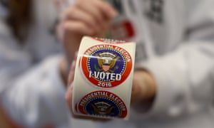 US elections sticker