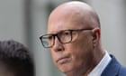 Australia news live: Dutton’s approach to climate change ‘makes Tony Abbott look like Al Gore’, Clare says