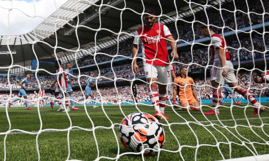 The 5-0 defeat at Manchester City left Arsenal bottom of the Premier League table over the international break.