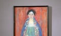 Klimt’s Portrait of Fr?ulein Lieser in an auction house.
