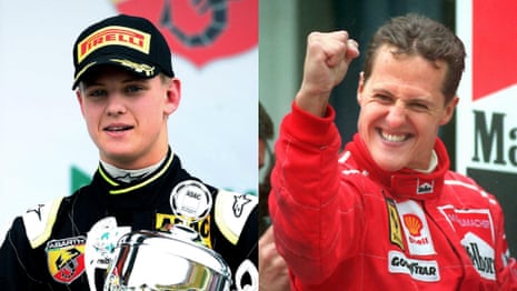 Mick Schumacher says being compared to his father is 'not a problem' | Motor sport | The Guardian