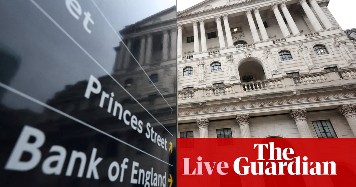 Bank of England expects to cut interest rates again after slashing growth forecasts – as it happened