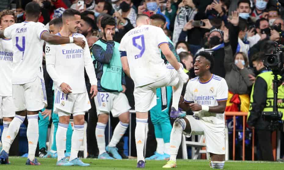 PSG feel the full force of history in dispiriting loss to Real Madrid |  Champions League | The Guardian