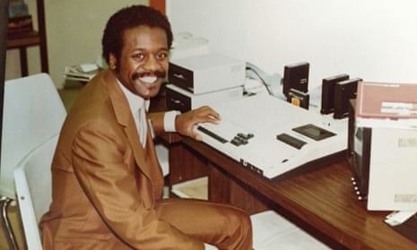 Ed Smith, computer and video games pioneer, with his Imagination Machine in 1981.