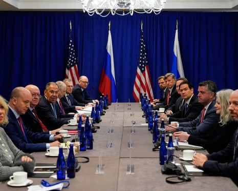 United States secretary of state Marco Rubio meets with Russian foreign minister Sergei Lavrov in New York.