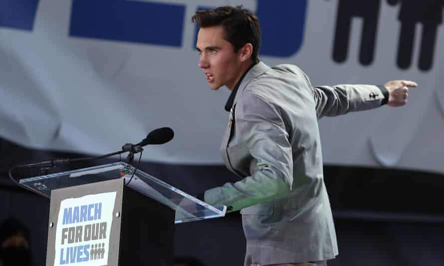 David Hogg March for Our Lives rally 24 March 2018 Washington.
