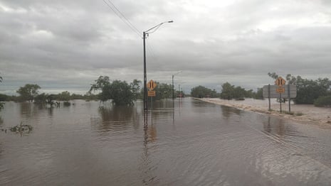Flood waters in the Kimberley region of Western Australia