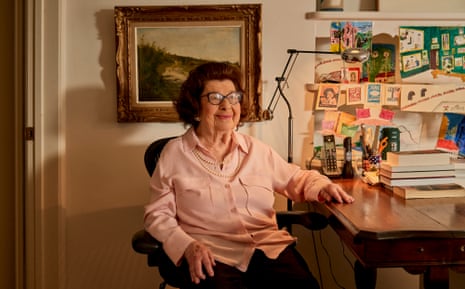 Norma Barzman at her home in Beverly Hills, California.