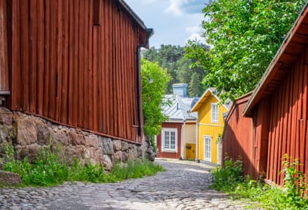 Porvoo has one of the best preserved old towns in Finland.