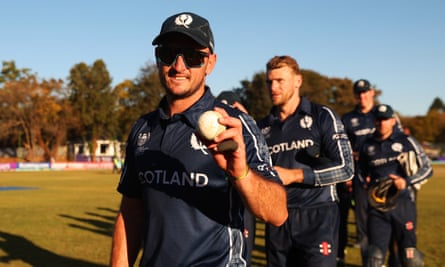 South Africa-born Brandon McMullen is a threat for Scotland with both bat and ball.